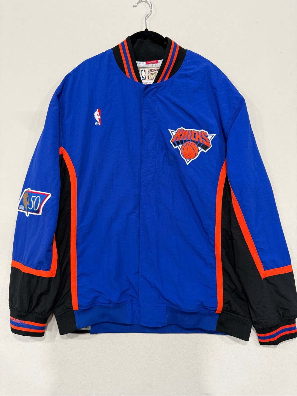 Mitchell & Ness Hardwood Classics Warm-Up Jacket NY Knicks, Sz 48 (XL)